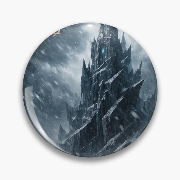 Item preview, Spire of the Frozen Flame - Soulsborne Landscape designed and sold by bapupa.