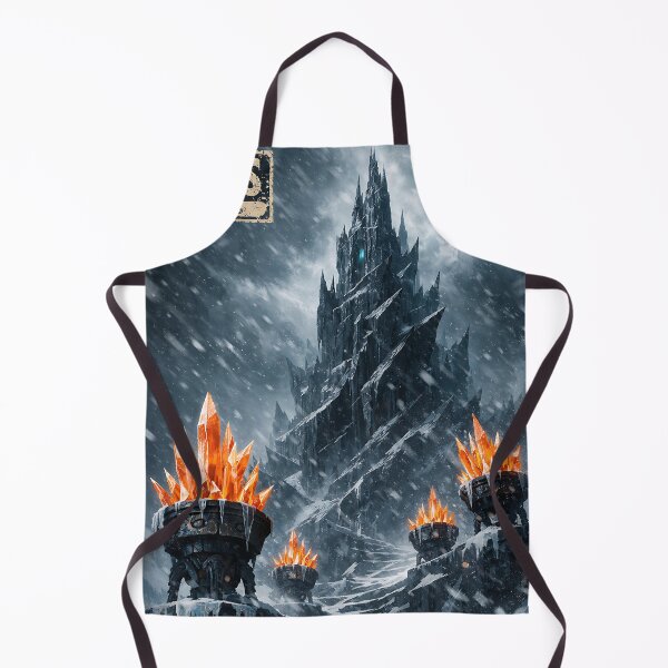 Item preview, Spire of the Frozen Flame - Soulsborne Landscape designed and sold by bapupa.