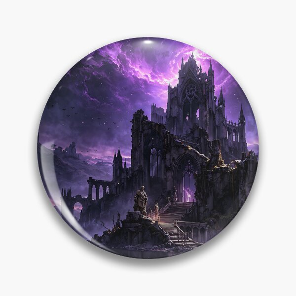 Item preview, Sunken Cathedral of Stars - Soulsborne Landscape designed and sold by bapupa.