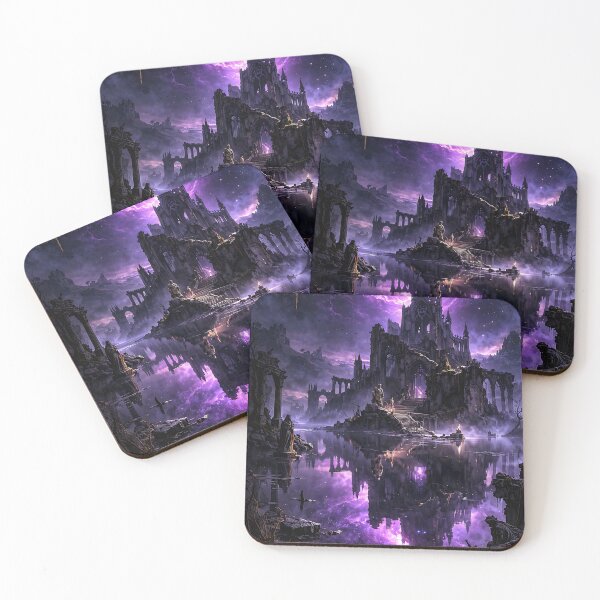 Item preview, Sunken Cathedral of Stars - Soulsborne Landscape designed and sold by bapupa.