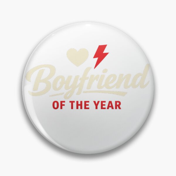 Item preview, Boyfriend Of The Year Cute Romantic Gift Design designed and sold by CLOUTKULT.