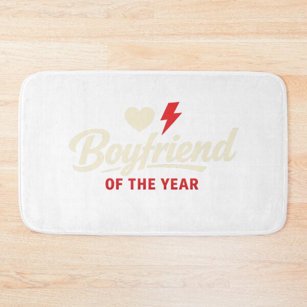 Item preview, Boyfriend Of The Year Cute Romantic Gift Design designed and sold by CLOUTKULT.