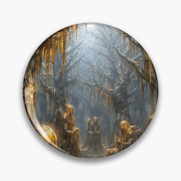 Item preview, The Gilded Rot Forest - Soulsborne Landscape designed and sold by bapupa.