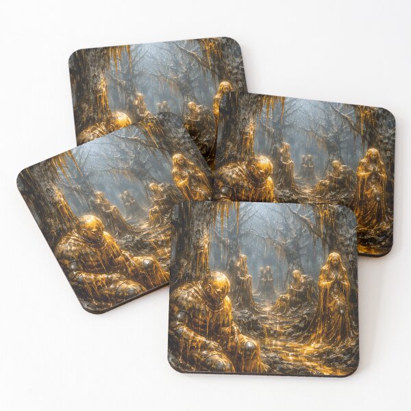 Item preview, The Gilded Rot Forest - Soulsborne Landscape designed and sold by bapupa.