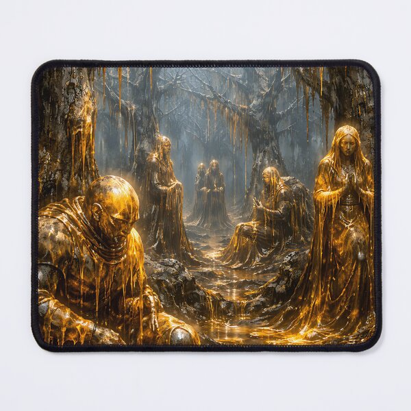 Item preview, The Gilded Rot Forest - Soulsborne Landscape designed and sold by bapupa.