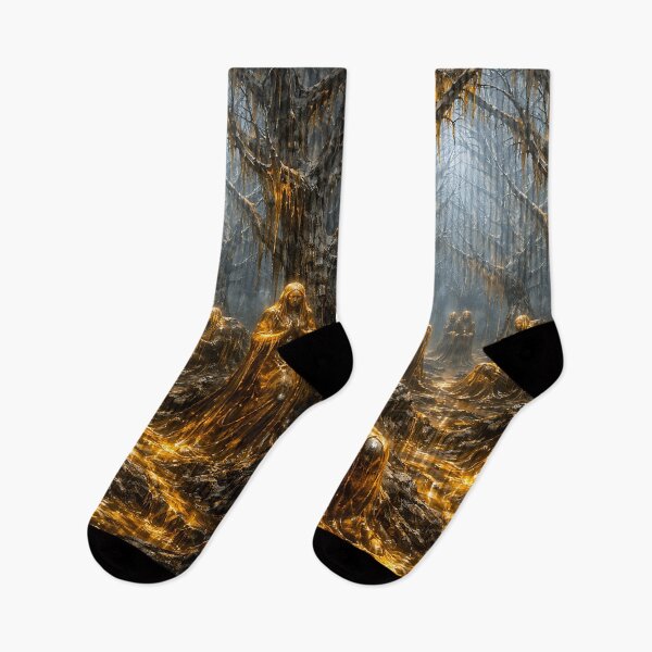 Item preview, The Gilded Rot Forest - Soulsborne Landscape designed and sold by bapupa.