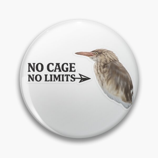 Item preview, No Cage No Limits Bird | Freedom Wildlife Design designed and sold by Babadesign48.