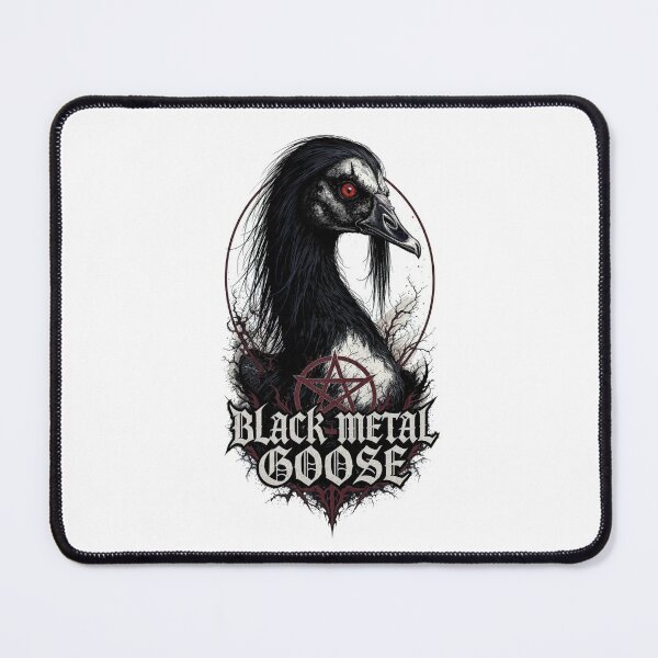 Item preview, Black Metal Goose - Dark Aesthetic Bird Logo designed and sold by NexKris.
