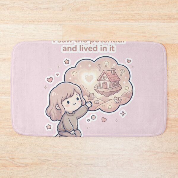 Item preview, I Saw The Potential And Lived In It Kawaii Design designed and sold by DesignNovaCo.