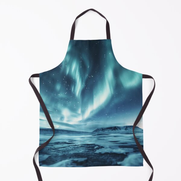 Item preview, Aurora Borealis Frozen Plains Art designed and sold by QuantumDrift.