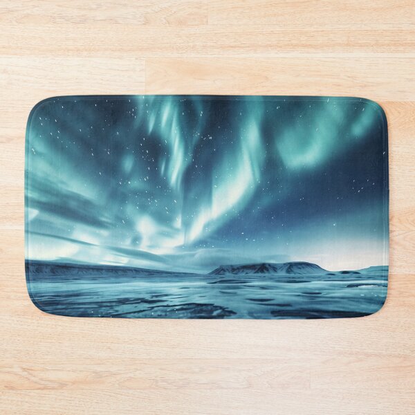 Item preview, Aurora Borealis Frozen Plains Art designed and sold by QuantumDrift.