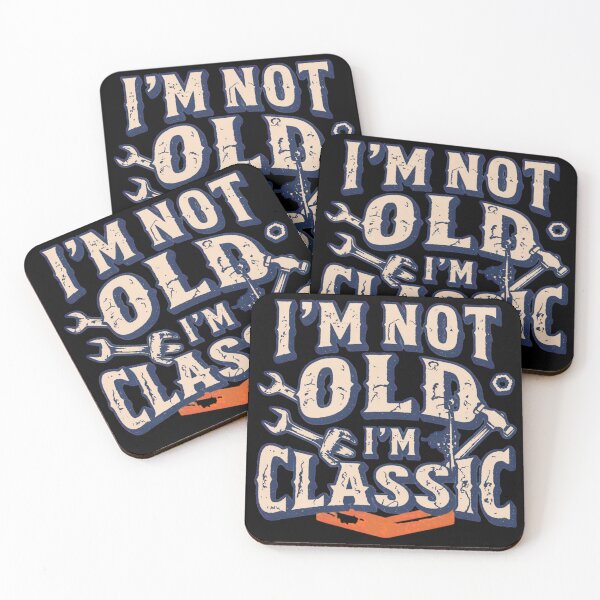 Item preview, I’m Not Old I’m Classic Funny Mechanic Dad Meme Vintage Blue Collar Aging Humor Gift designed and sold by Ladys-Gents.