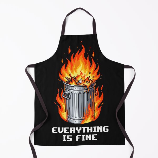Item preview, Retro Pixel Dumpster Fire - Chaotic Hot Mess Tee designed and sold by artistastshirt.
