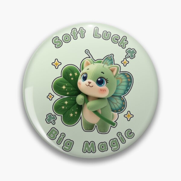 Item preview, Caterfly Magic Soft Luck Aesthetic Cat designed and sold by CloudyCatArt.