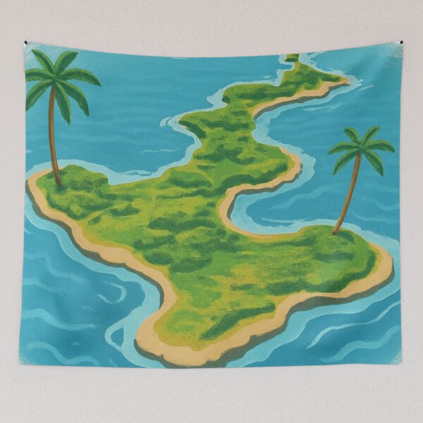 Item preview, Kiribati island - Oceania  designed and sold by GUNAPRIYAA.