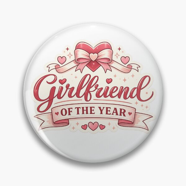 Item preview, Girlfriend Of The Year Cute Coquette Bow Gift designed and sold by CLOUTKULT.