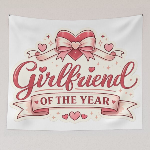 Item preview, Girlfriend Of The Year Cute Coquette Bow Gift designed and sold by CLOUTKULT.