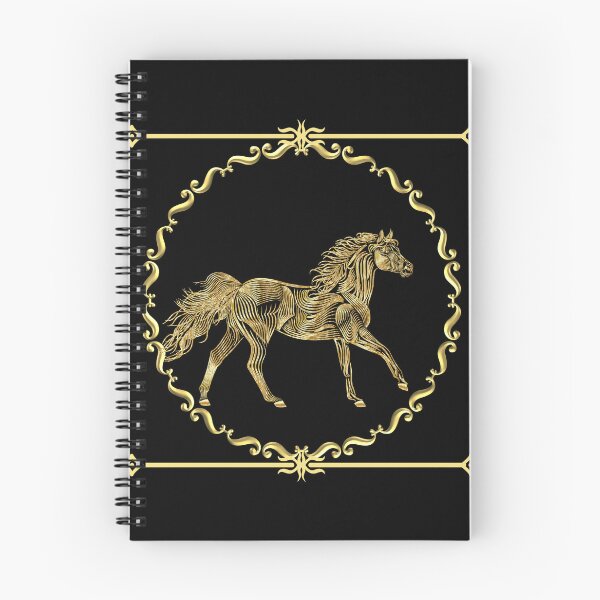 Item preview, Golden Horse Elegant Frame Vintage Luxury Art designed and sold by Phitwhim.
