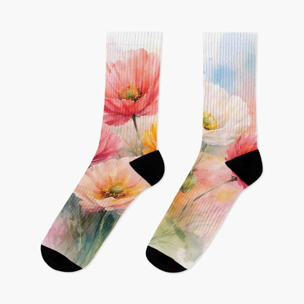 Item preview, Vibrant Watercolor Poppies designed and sold by cuprum.