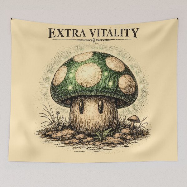 Item preview, Vintage Mystical Mushroom Botanical Print designed and sold by agearb.