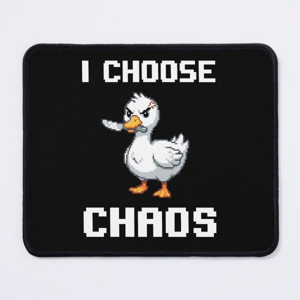 Item preview, Angry Pixel Duck with Knife - Chaotic Retro Bird Tee designed and sold by artistastshirt.