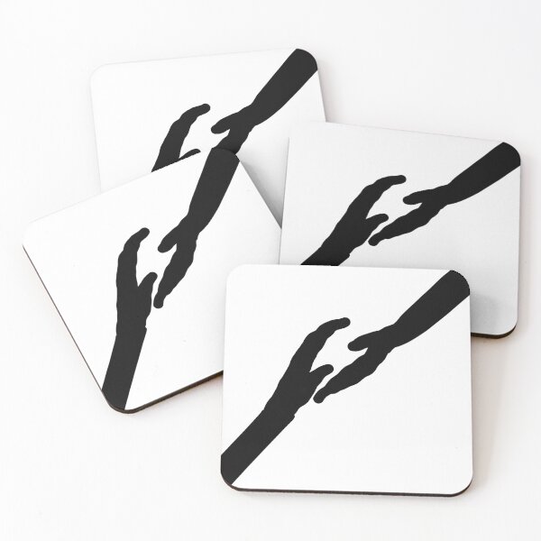 Item preview, Minimalist Hands Touching Line Art | Human Connection Aesthetic | Abstract Emotional Design designed and sold by DesignYourWaystore.