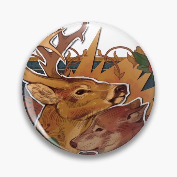 Item preview, RDR Deer & Wolf designed and sold by ImSolVulpes.