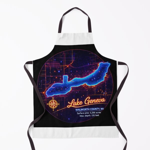 Item preview, Lake Geneva neon nights designed and sold by JenGH24.