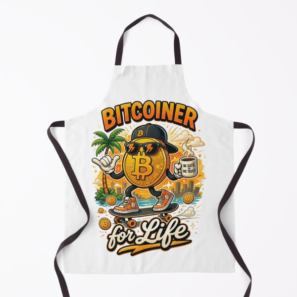 Item preview, Bitcoiner for Life – Funny Bitcoin Skater Crypto Design designed and sold by Conviction studio.