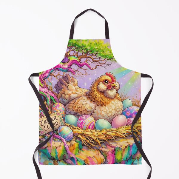 Item preview, Easter Egger with Colorful Eggs and Kawaii Sun designed and sold by M-Y-A-R-T-.