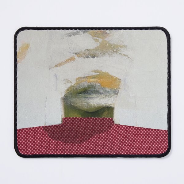 Item preview, Abstracted Face II – Fragmented Portrait with Red Textile designed and sold by Gela Mikava.