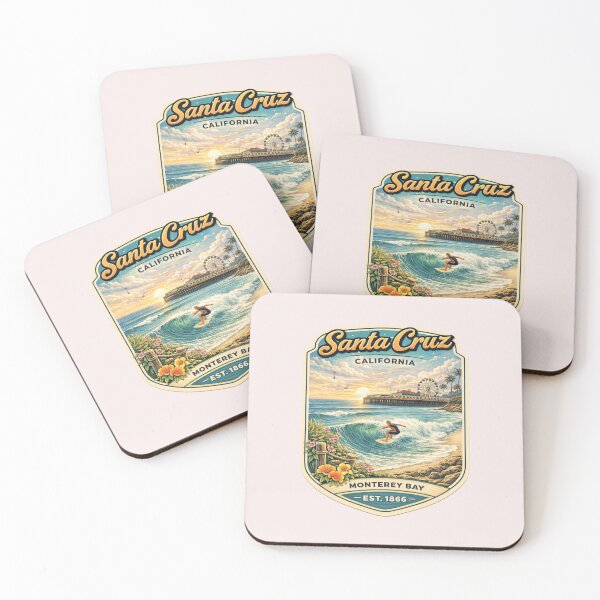 Item preview, Santa Cruz California  designed and sold by PamLeeDesign.