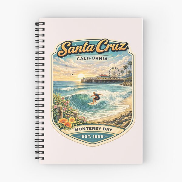 Item preview, Santa Cruz California  designed and sold by PamLeeDesign.