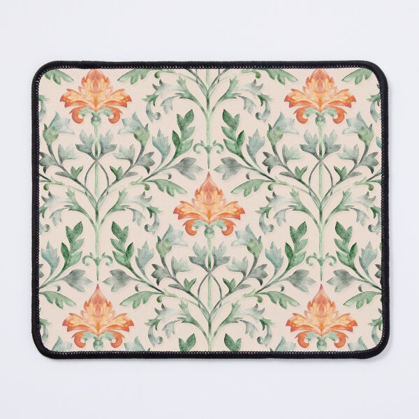 Item preview, Vintage Muted Florentine Botanical Damask  designed and sold by micklyn.