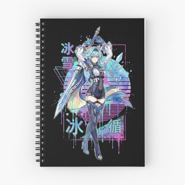 Item preview, Genshin Eula Lawrence Vaporwave CRT Efecto Glitch Arte designed and sold by Senpaiwaves.