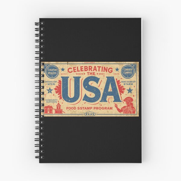 Item preview, Food Stamp Program from the botom /vintage satire designed and sold by ELdante.