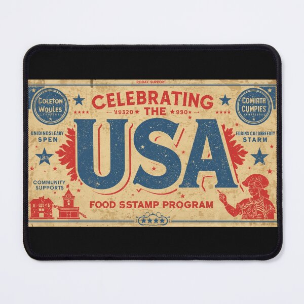 Item preview, Food Stamp Program from the botom /vintage satire designed and sold by ELdante.
