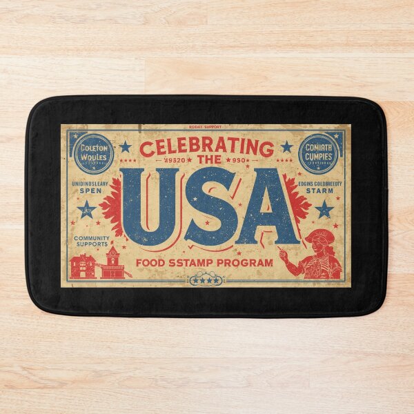 Item preview, Food Stamp Program from the botom /vintage satire designed and sold by ELdante.