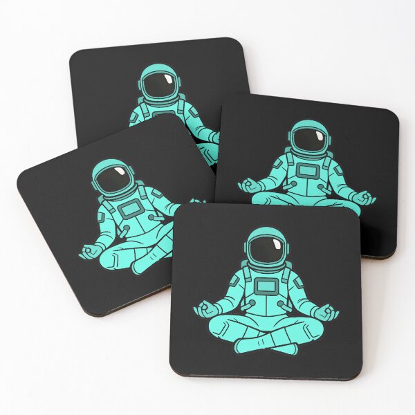 Item preview, meditating astronaut designed and sold by Henri Banks.
