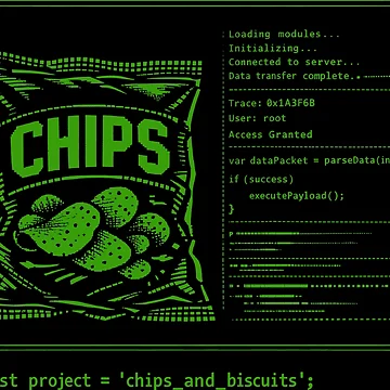 Artwork thumbnail, Programmer Terminal Hacking Retro Technology by SplashTastic