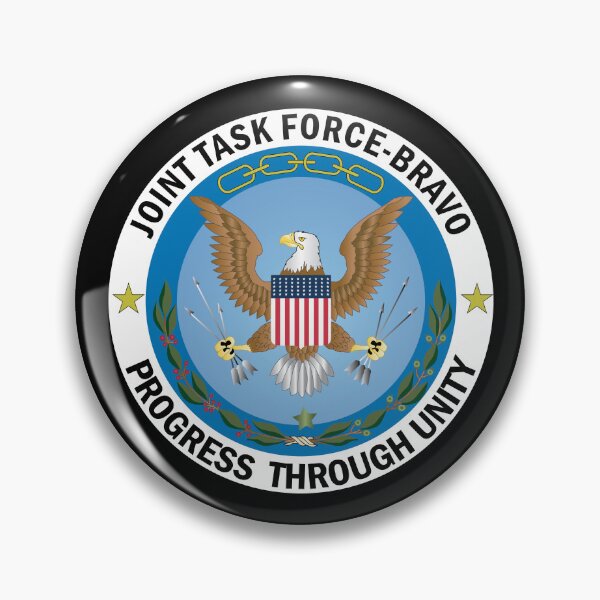 Item preview, Joint Task Force - Bravo - Progess Through Unity X 300 designed and sold by Military Insignia Products.