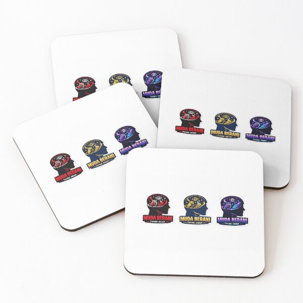 Item preview, Muda Berani Think Deep – Wisdom Mindset Sticker | Bold Minimalist Philosophy Design designed and sold by Wander Pop Studio.