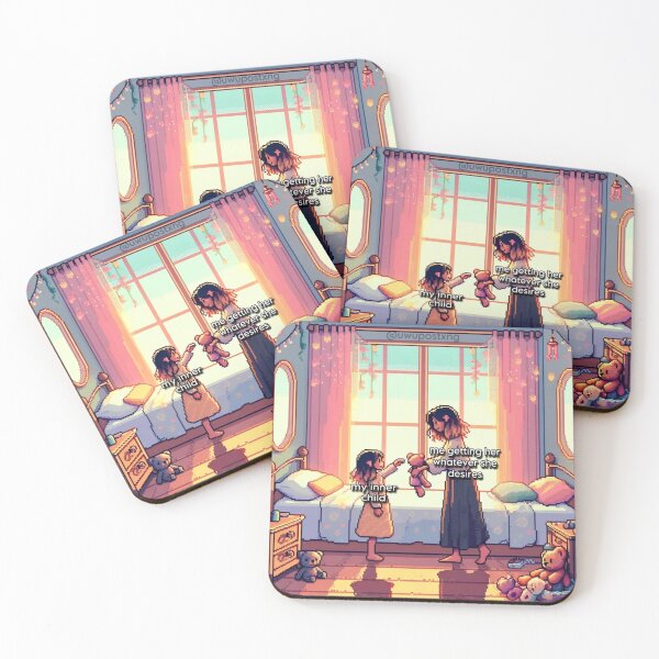 Item preview, Healing My Inner Child – Wholesome Cozy Pixel Art designed and sold by EchoWave11.
