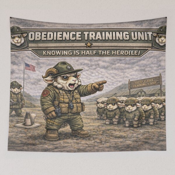 Item preview, Obedience Training Unit – Sheep-I Joe Boot Camp Parody designed and sold by Thpoar.