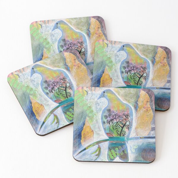 Item preview, NZ Wood Pigeon Collage designed and sold by Iceskater65.