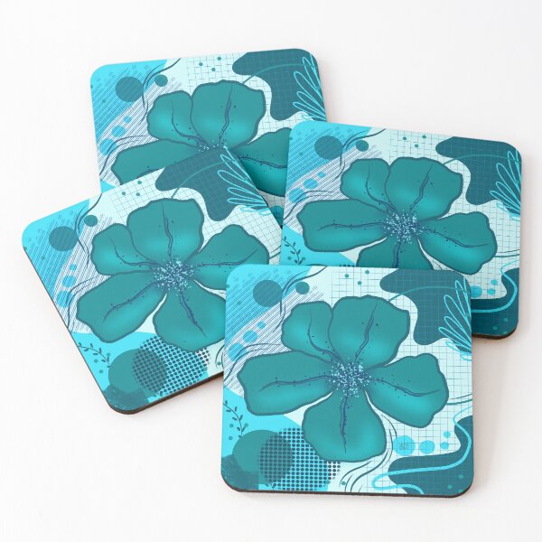 Item preview, Blue flower designed and sold by Vivinedrawsells.