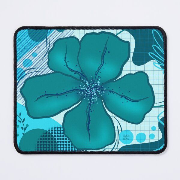 Item preview, Blue flower designed and sold by Vivinedrawsells.