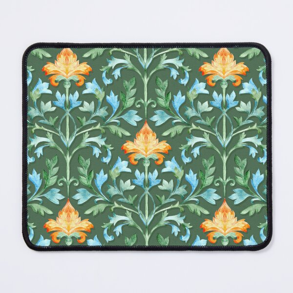 Item preview, Hand Painted Florentine Arabesque on Dark Green  designed and sold by micklyn.