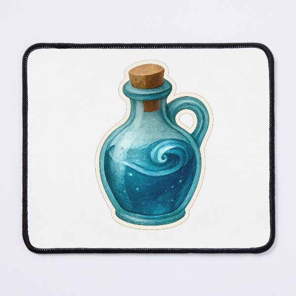 Item preview, Magic Water Potion Bottle designed and sold by Yomere.