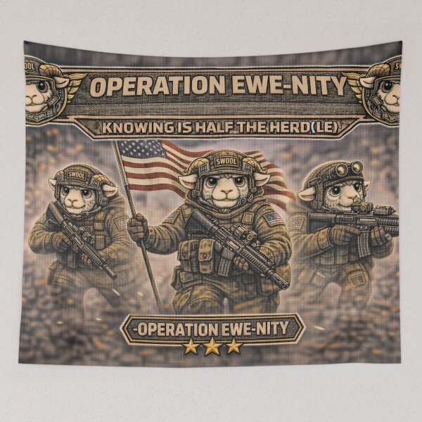 Item preview, Operation Ewe-nity – Sheep-I Joe Mission Squad Parody designed and sold by Thpoar.